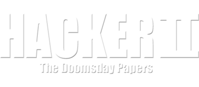 Hacker II: The Doomsday Papers logo for ZX Spectrum